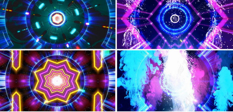 葛林歌曲林中鸟舞台表演背景led视频素材(图片