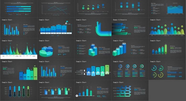 企业简介项目案例服务销售营销PPT模板(图片