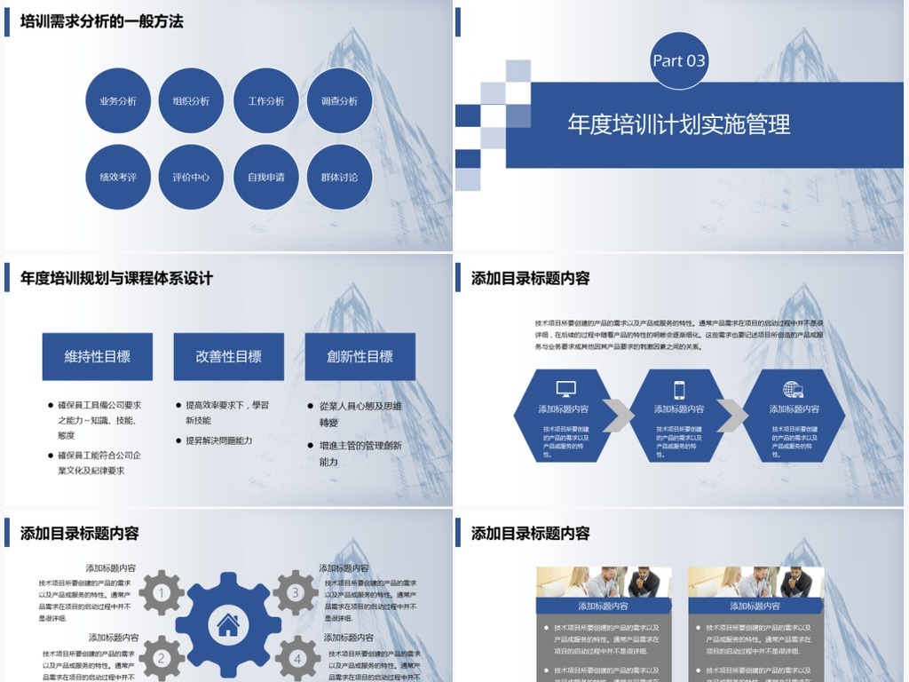 2017人力资源年度培训计划与预算方案设计