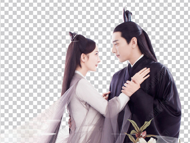 三生三世十里桃花人物精细抠图分层PSD图片