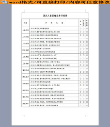 人力资源行政人事文员表格档案管理表格