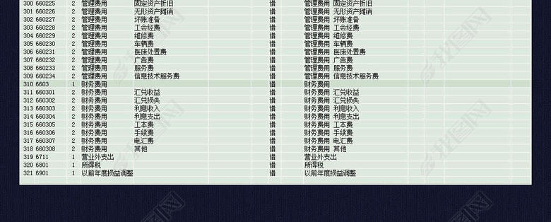 excel会计财务记账管理查询系统表格图片下载