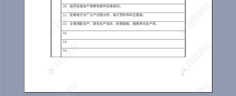 车间调度员岗位职责说明书图片下载doc素材-岗