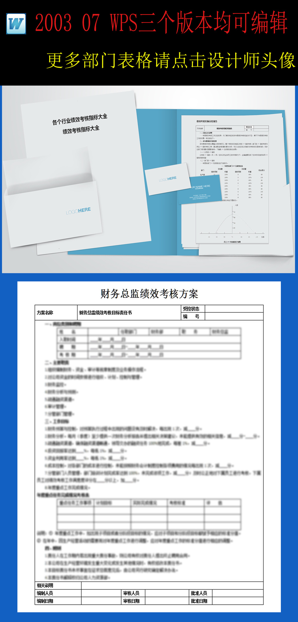 2017年财务总监绩效考核方案图片设计素材_高