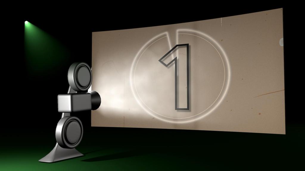 高清老电影婚礼开场预告片倒计时MV.图片设计