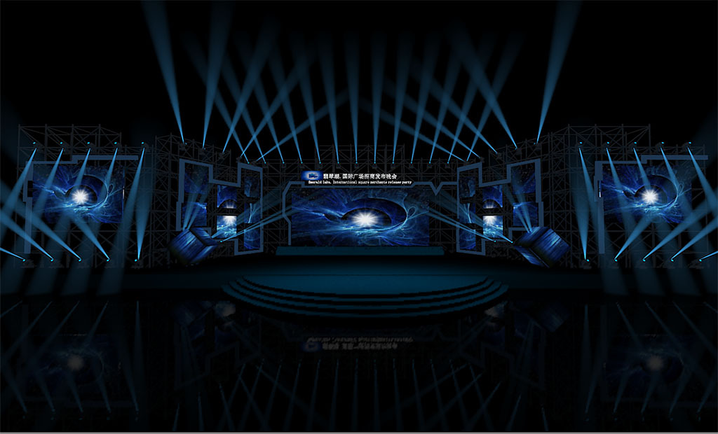 3DMAX舞美效果图舞美效果图年会演唱会
