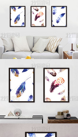 装饰画安装图 center