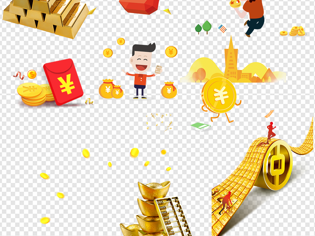 我图网提供精品流行红包金币金元宝促销海报png元素素材下载,作品模板源文件可以编辑替换,设计作品简介: 红包金币金元宝促销海报png元素 位图, RGB格式高清大图,使用软件为 Photoshop CS6(.png) 红包金币素材 漂浮金币