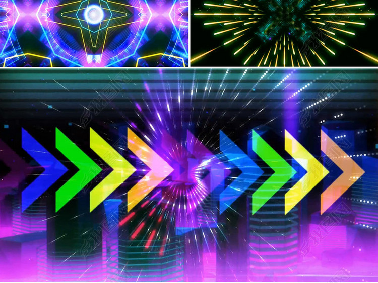 动感舞蹈faded配乐成品led大屏幕视频