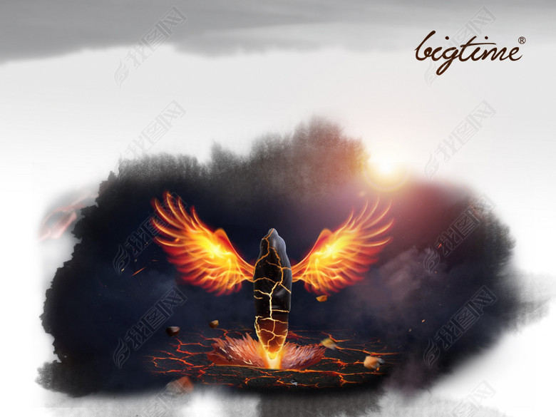 企业文化励志突破破茧成蝶海报(图片编号:163