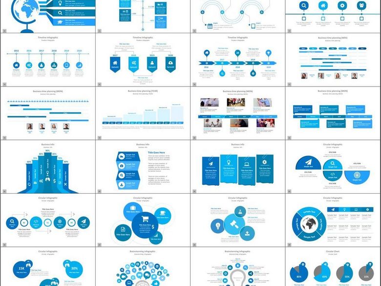 企业介绍产品市场销售营销图表PPT模版(图片