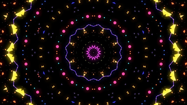 时尚动感舞台背景光线闪烁社会摇-DJ版音乐背