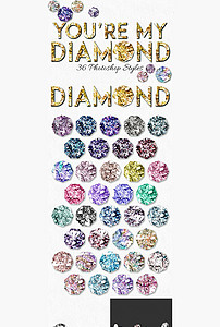 36款ps钻石样式文件图片素材_psd模板下载(9