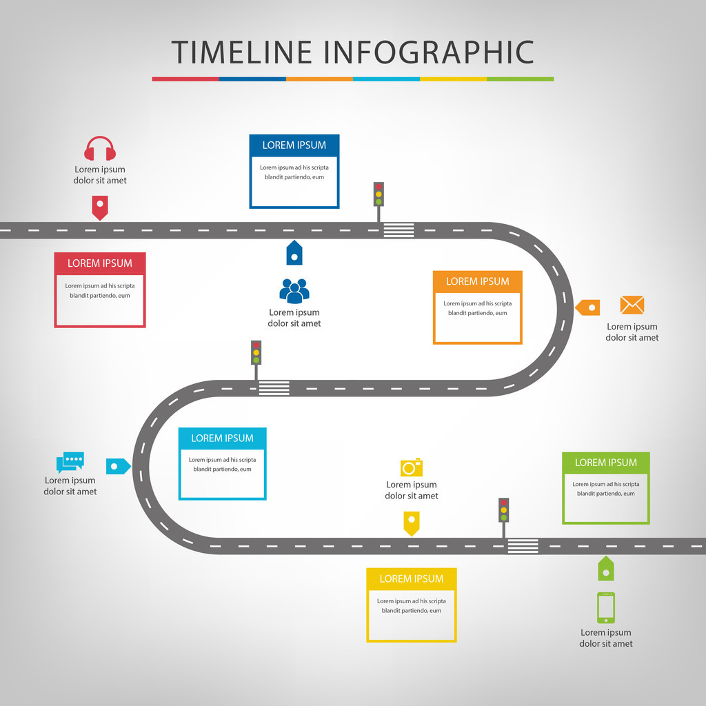 时间轴发展历程图片设计素材_高清其他模板下