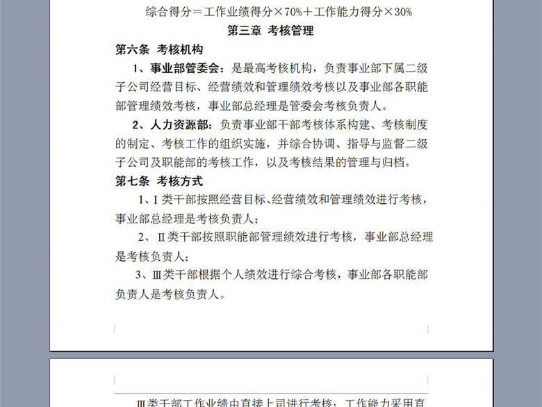 集团干部绩效考核办法23页(图片编号:163722