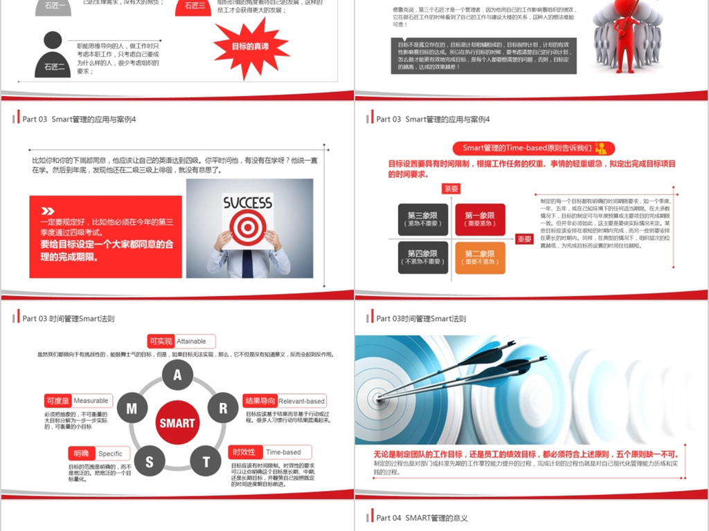 目标管理之smart原则企业培训PPT模板