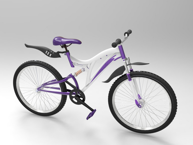单车3D模型(图片编号:16374645)_创意产品