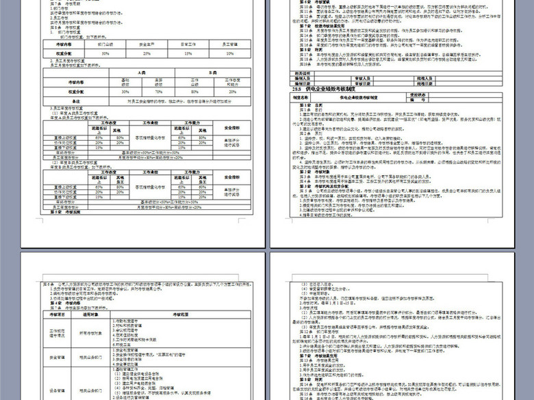 电力企业绩效考核全案(图片编号:16376898)_绩效考核方案