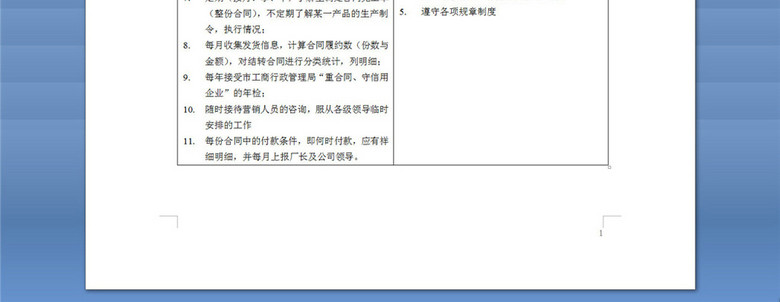 合同及应收帐款管理员岗位说明书(图片编号:1