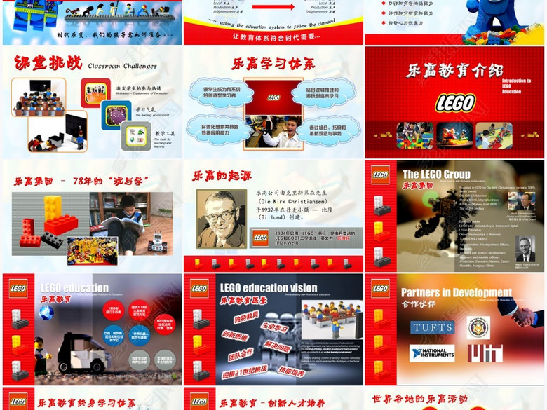 乐高机器人教育体系教学指导PPT实战模板(图