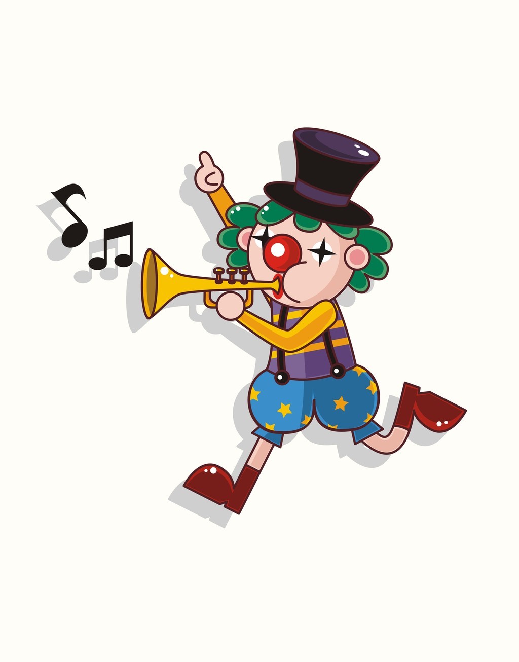 卡通人物矢量图小丑马戏团图片设计素材_高清