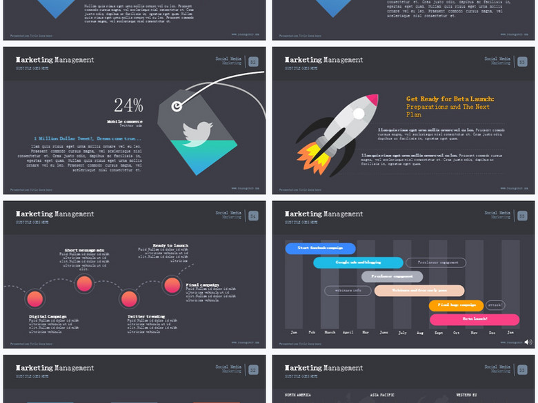 社会化网络新媒体营销策划ppt模板(图片编号:1