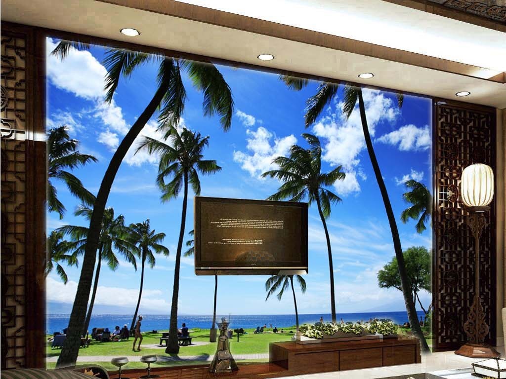 【本作品下载内容为:"海南岛马尔代夫椰树林碧海蓝天电视背景墙"模板,其他内容仅为参考,如需印刷成实物请先认真校稿,避免造成不必要的经济损失。】 【声明】未经权利人许可,任何人不得随意使用本网站的原创作品(含预览图),否则将按照我国著作权法的相关规定被要求承担最高达50万元人民币的赔偿责任。