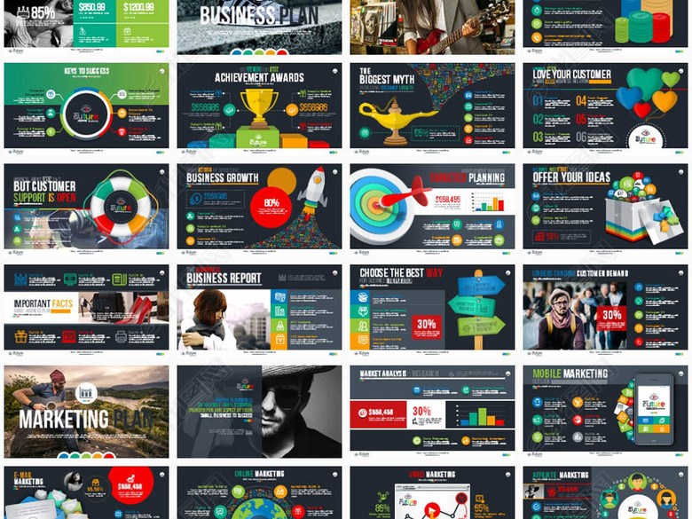 百强企业营销策划成功商业计划书ppt案例(图片