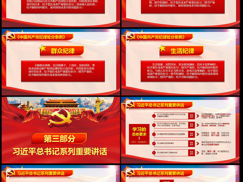 党员干部党务基础知识学习教育培训PPT(图片