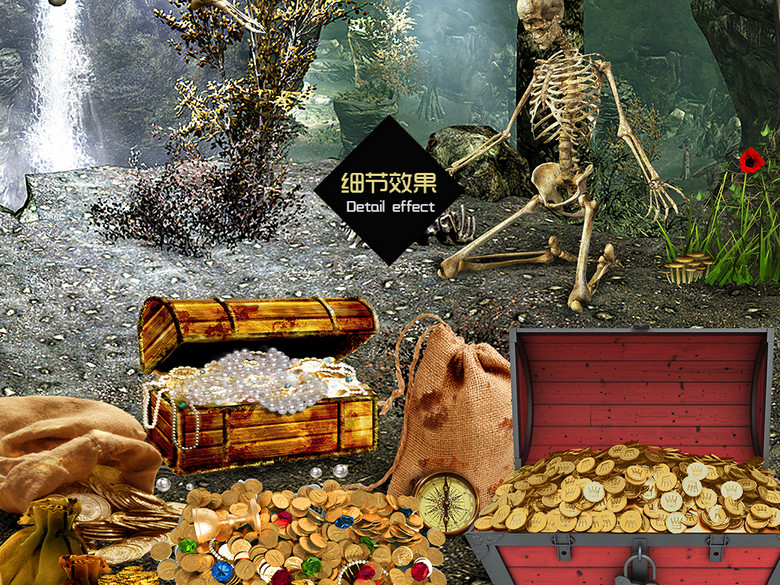 地下宝藏全屋背景墙(图片编号:16427297)_全屋