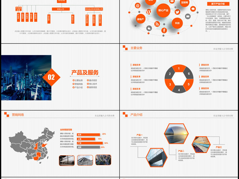 公司简介绍企业宣传产品推广PPT模板范文(图