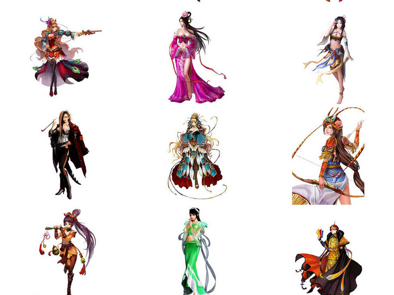 游戏人物ps装饰免抠png图片素材4(图片编号:1