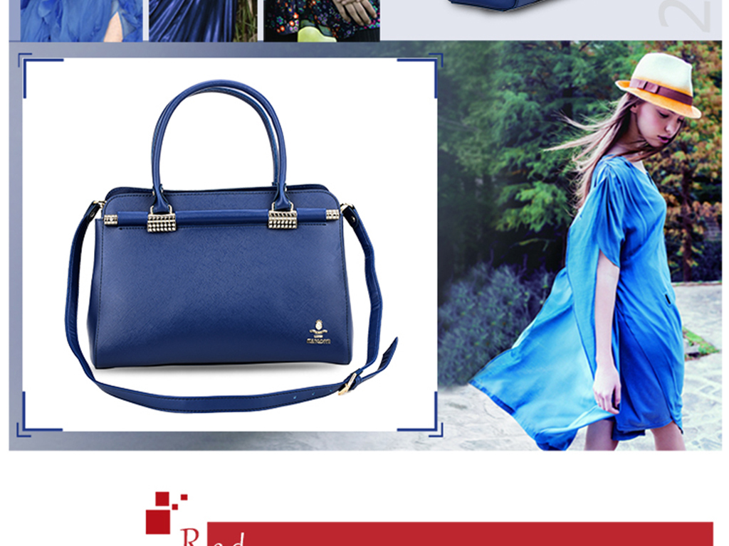 淘宝天猫京东女包皮包详情页海报模板图片设计