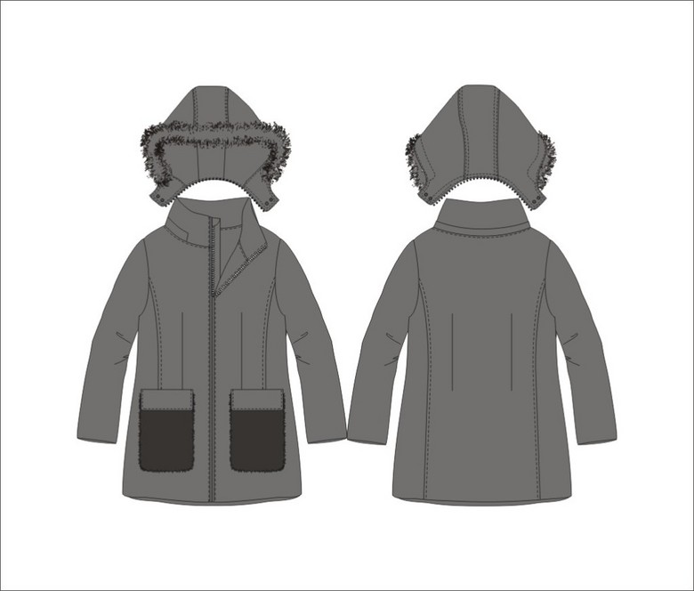 风衣cdr_cdr图标(2)