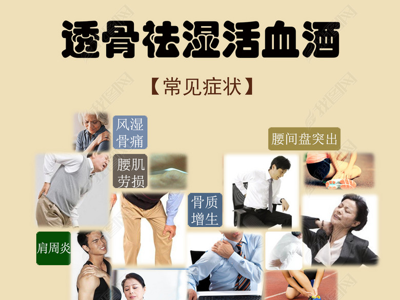 微商产品宣传海报发圈海报中医药药酒膏药(图