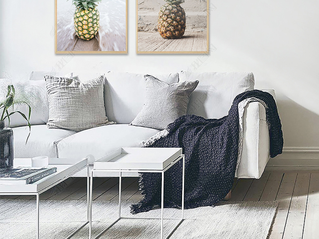 装饰画怎么挂墙上图解 jpg