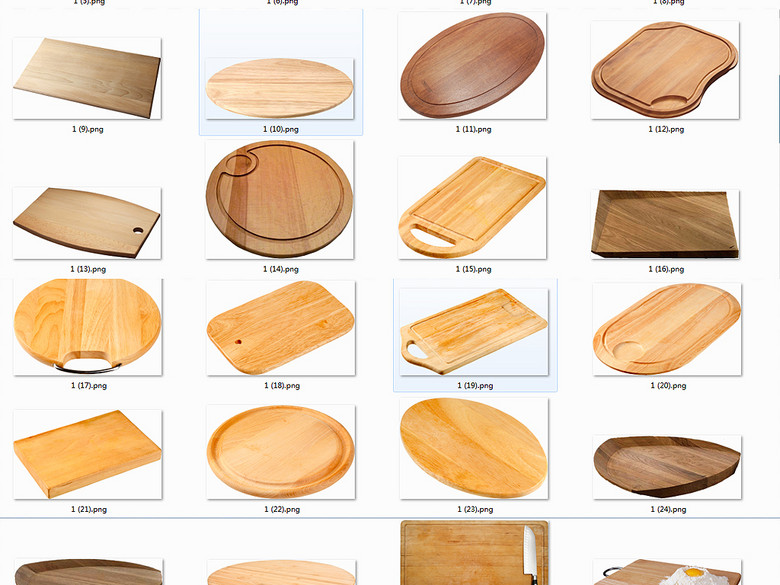 砧板厨房烹饪用具PNG免抠海报设计素材(图片