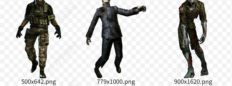 恐怖卡通丧尸游戏海报漫画素材图片下载png素材-其他-我图网