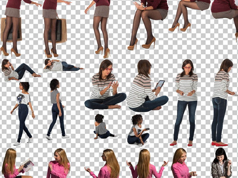 留学中介咨询服务外国人出国海报PNG素材(图