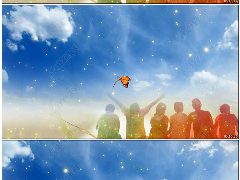 不说再见同学毕业纪念视频片头(图片编号:165