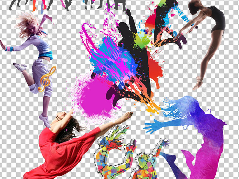 梦想致青春毕业季跳跃欢呼励志PNG免扣图片