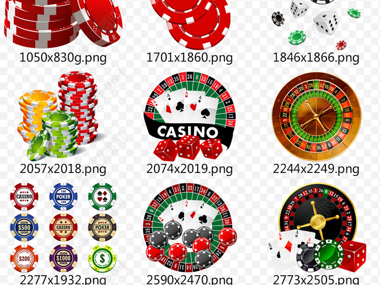 澳门皇家赌场筹码俄罗斯轮盘扑克海报素材图片