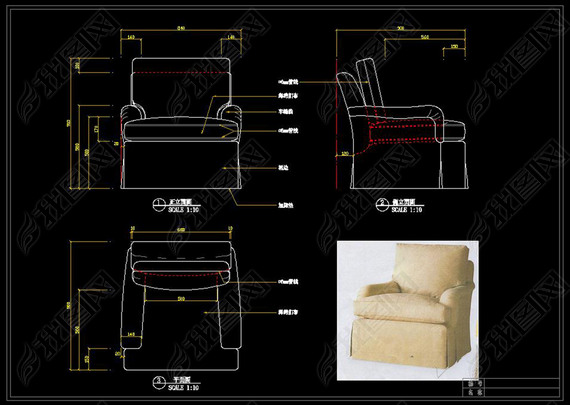 CADͼɳ014Ҿͼֽ