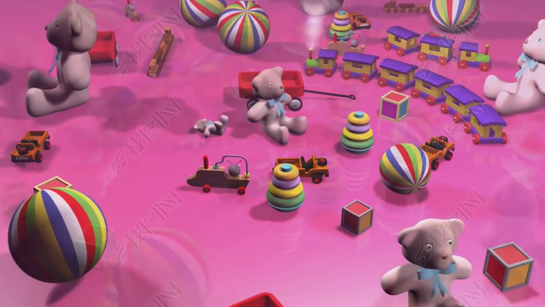 少儿舞蹈箱子里的梦舞蹈LED大屏动态背景(图