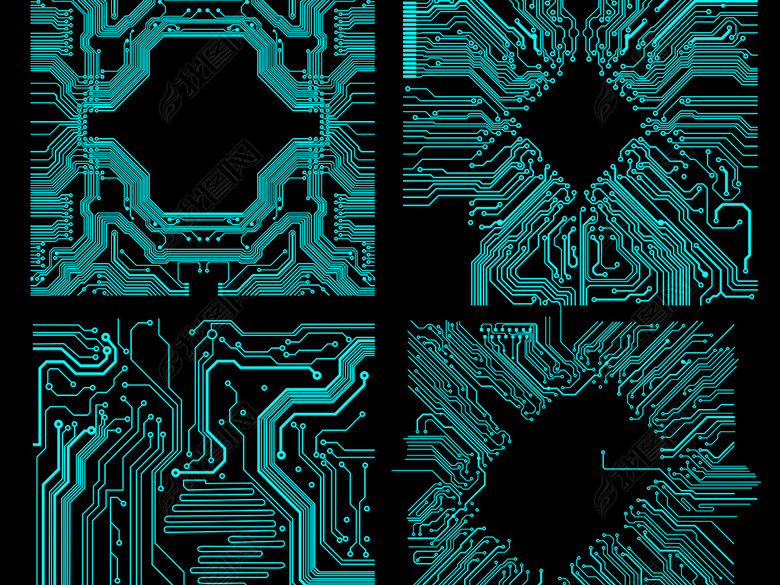 电路电子科技芯片线路PNG免扣图片素材图片