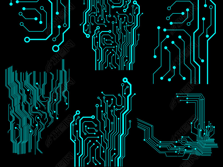 电路电子科技芯片线路PNG免扣图片素材图片