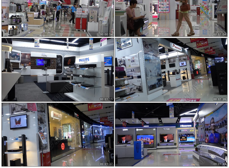 上海苏宁电器城家电商场音响彩电西门子(图片