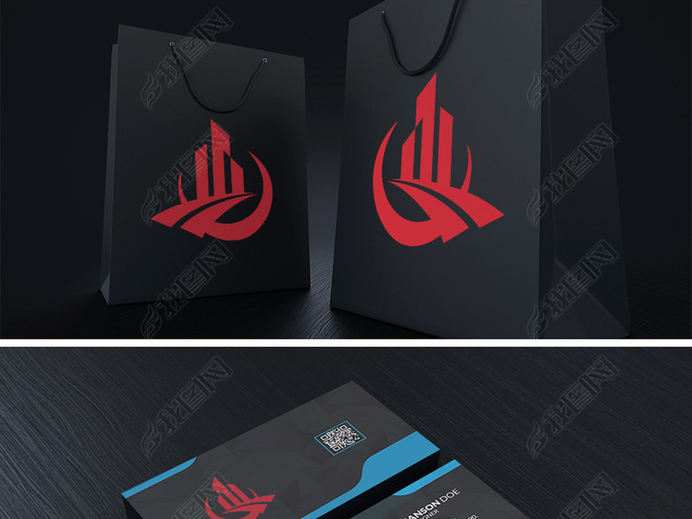 购物中心logo房地产金融财务公司标志(图片编