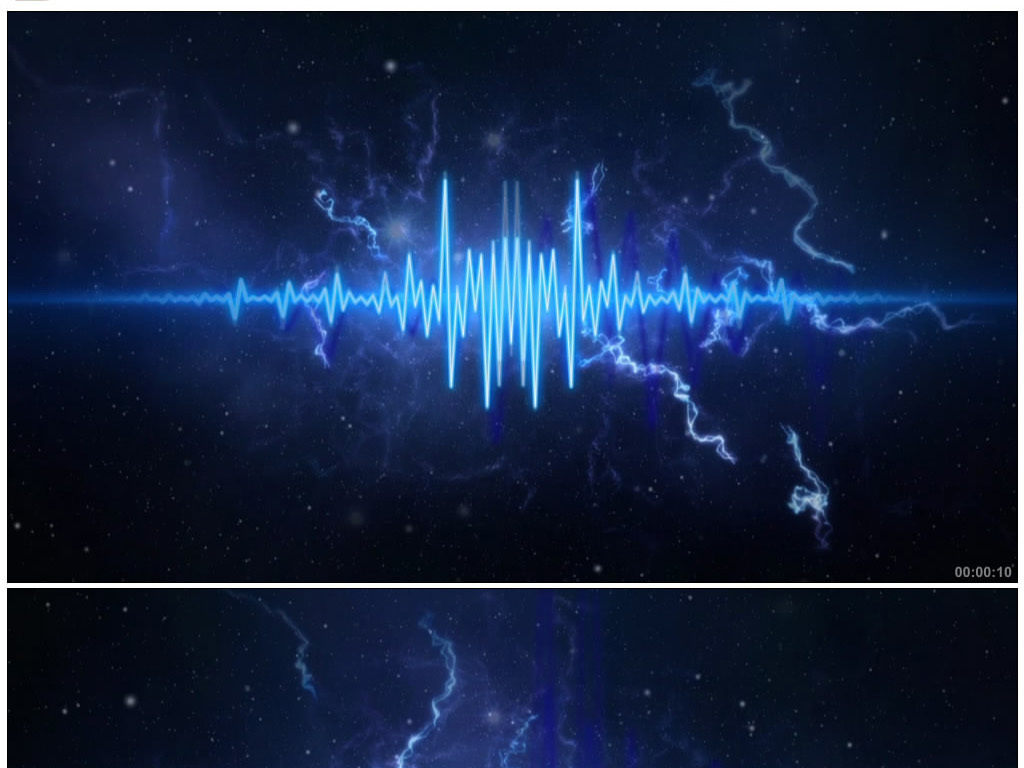 音波跳动视频模板素材_高清MP4格式下载(视频