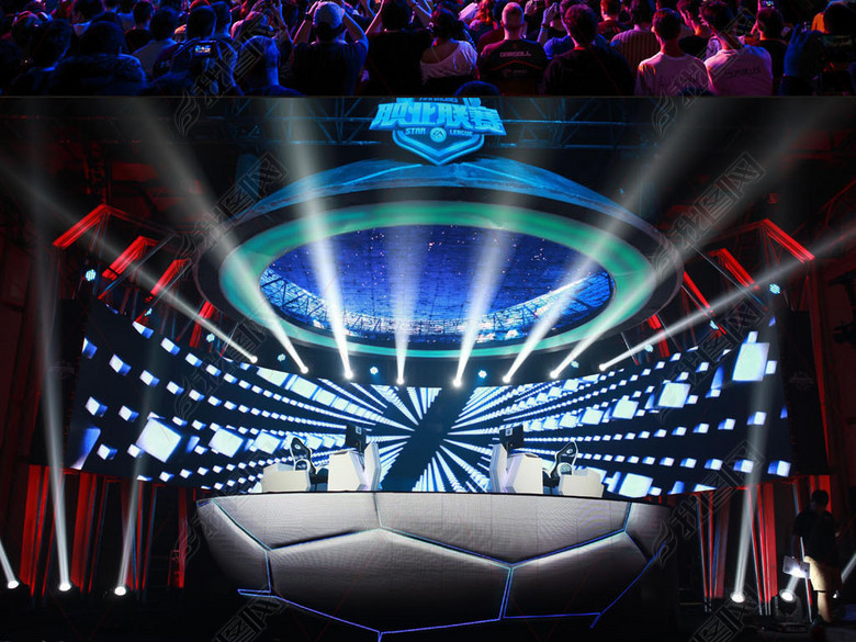 游戏直播电竞大赛赛场虎牙YY网络直播摄影图